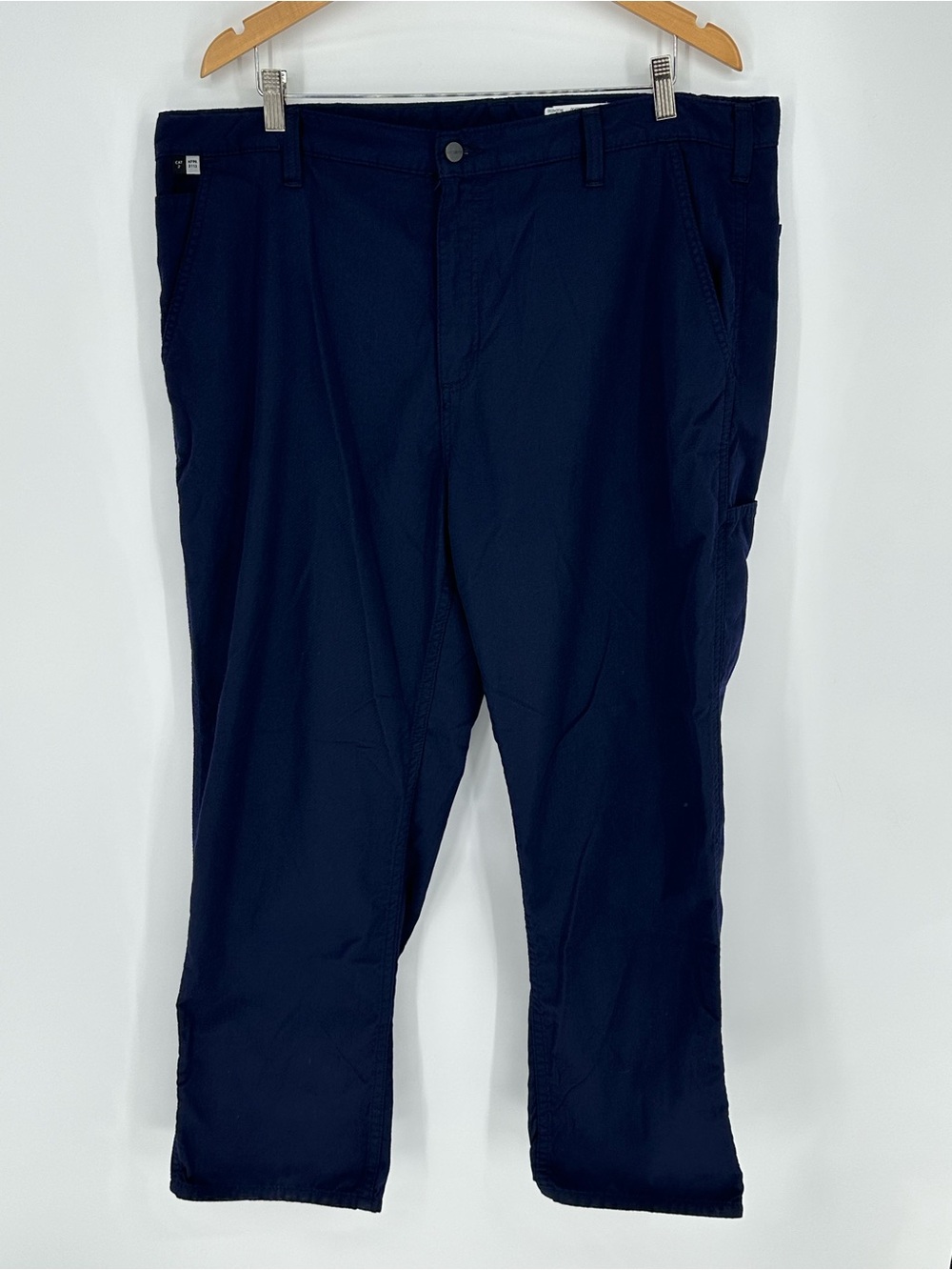 Carhartt FR 40x30 CAT2 Lightweight Navy Dungaree 73478-20 Cargo Work Pants S9